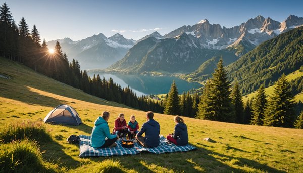 Vacances en camping familial en haute savoie